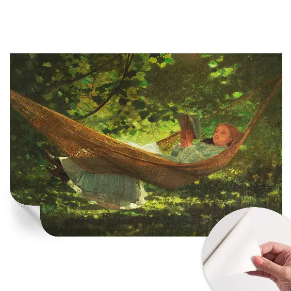Samoprzylepna fototapeta na ścianę Relaks w hamaku