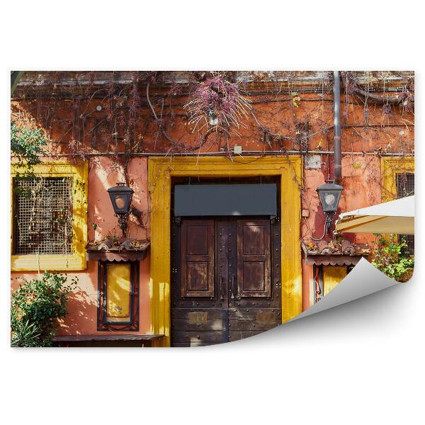 Fototapeta na ścianę stary budynek drzewa parasol Rzym