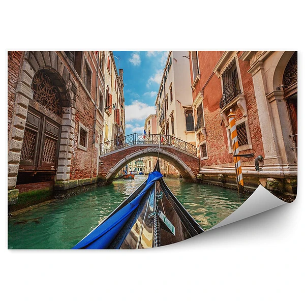 Fototapeta Canal grande i gondole wenecja