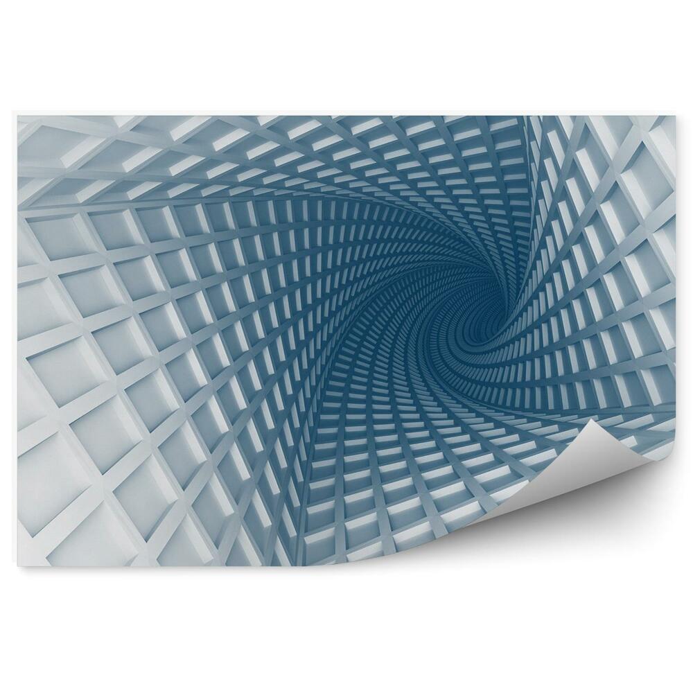 Okleina na ścianę Architektura tunel kwadraty