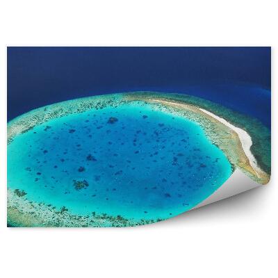 Fototapeta Bezludna wyspa indie ocean