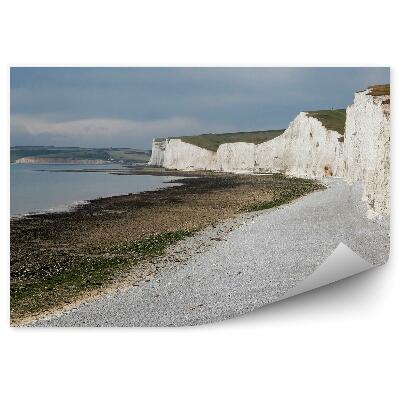 Fototapeta Skały ocean niebo chmury beton trawa