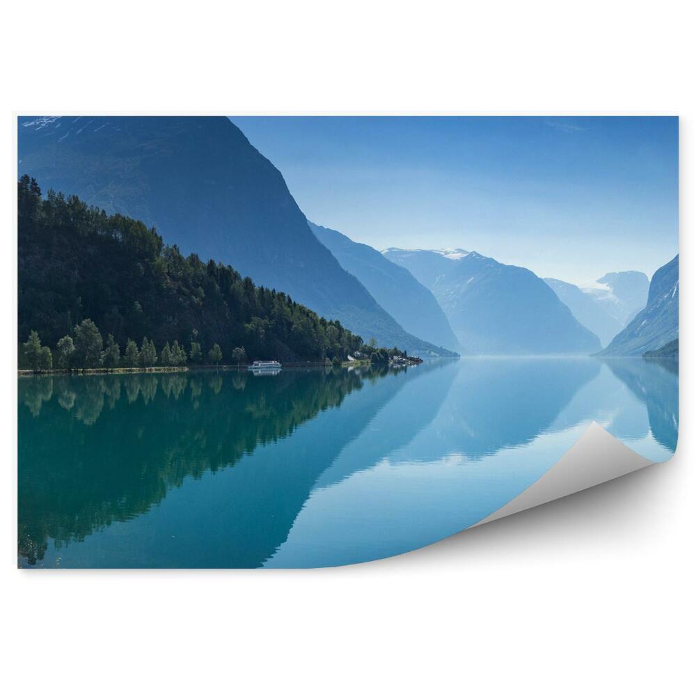 Fototapeta Jezioro lovatnet norwegia