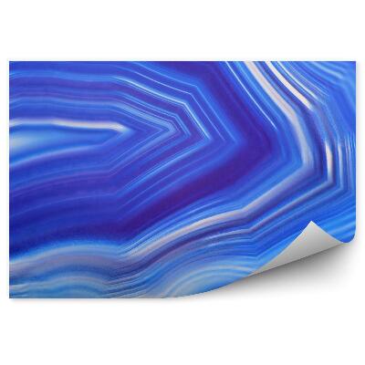 Fototapeta Niebieski agat zbliżenie tekstury