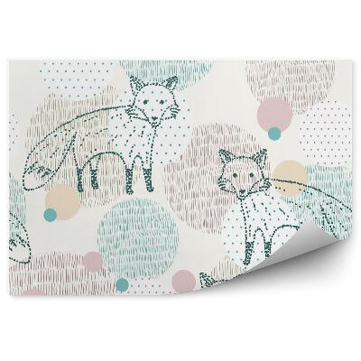 Fototapeta Kolorowy lisek