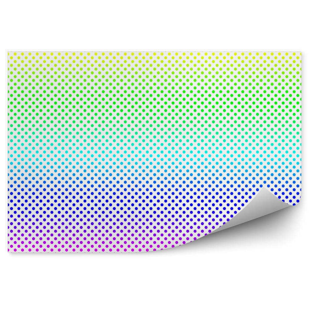 Fototapeta samoprzylepna Gradient z kolorowych kropeczek