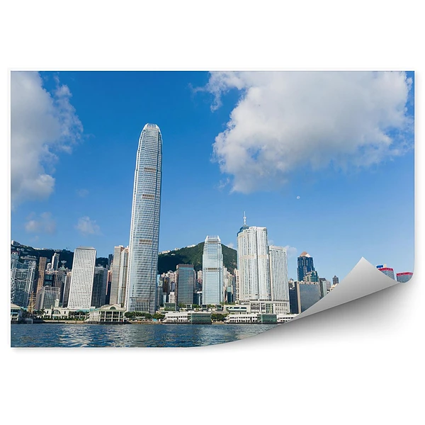 Fototapeta Hong kong skyline chiny