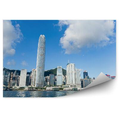 Fototapeta Hong kong skyline chiny