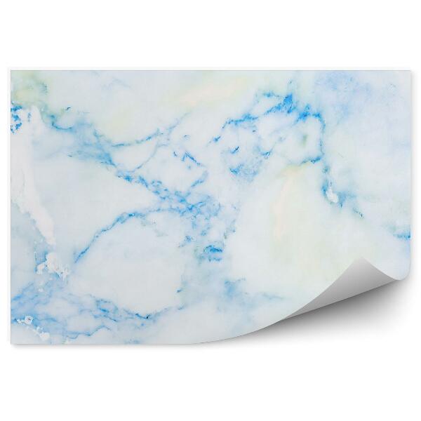 Okleina ścienna Marmur z niebieskimi żyłkami