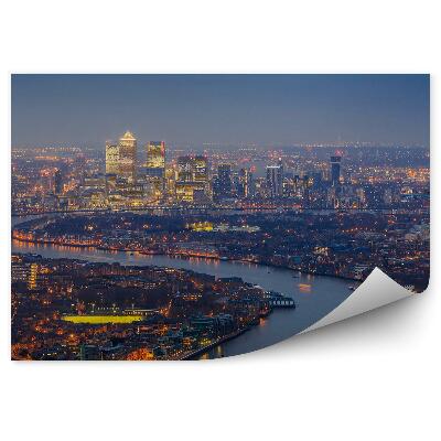 Fototapeta panorama miasta Londyn światła