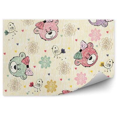 Fototapeta Rysunkowe niedźwiadki