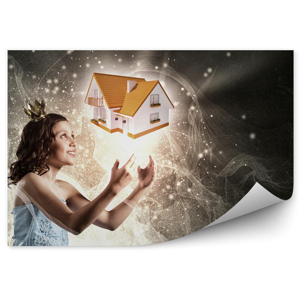 Fototapeta Mała księżniczka dom czary magia