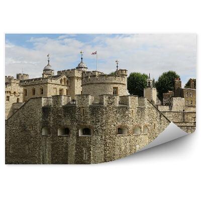 Fototapeta twierdza Tower London niebo chmury