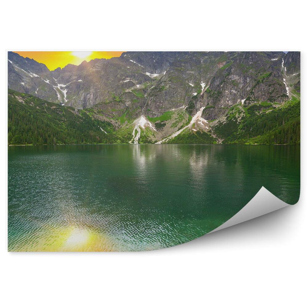 Fototapeta na ścianę Zachód słońca nad Morskim Okiem Tatry Polska