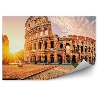 Okleina na ścianę Poranne słońce włochy miasto budowle