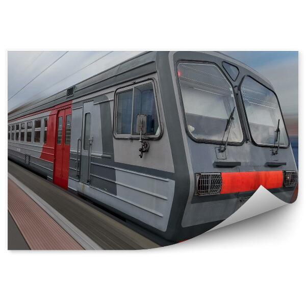 Fototapeta na ścianę Lokalny pociąg w rosji