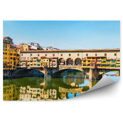 Fototapeta na ścianę most złotników rzeka natura niebo Florencja