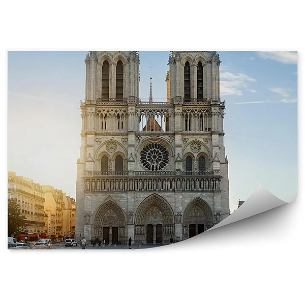 Okleina na ścianę Notre dame turystyka paryż