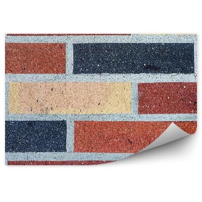 Fototapeta samoprzylepna Różnokolorowe cegły