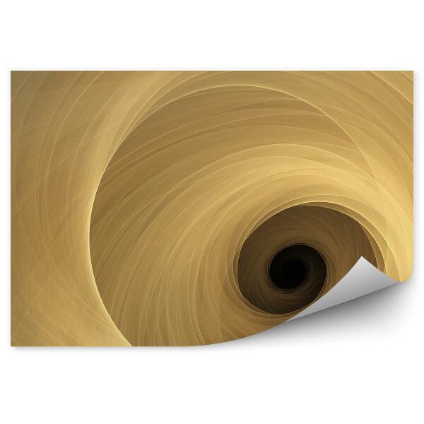 Okleina na ścianę Złota spirala