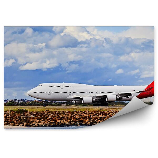 Fotopeta Samolot pasażerski pas