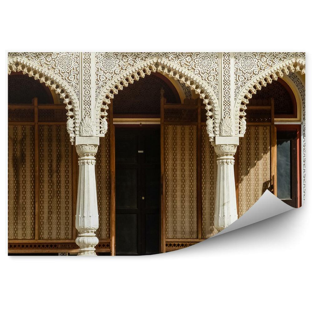 Okleina na ścianę Bogato zdobiona arkada