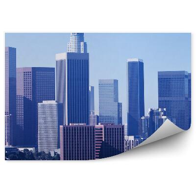 Fototapeta wieżowce Los Angeles drzewa
