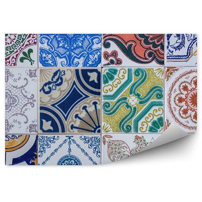 Okleina ścienna Mozaika kafelki kolorowe wzory