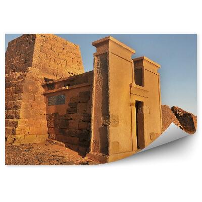 Fototapeta samoprzylepna Kamienie piramidy piasek