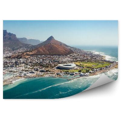 Fototapeta Widok z lotu ptaka rpa afryka miasto