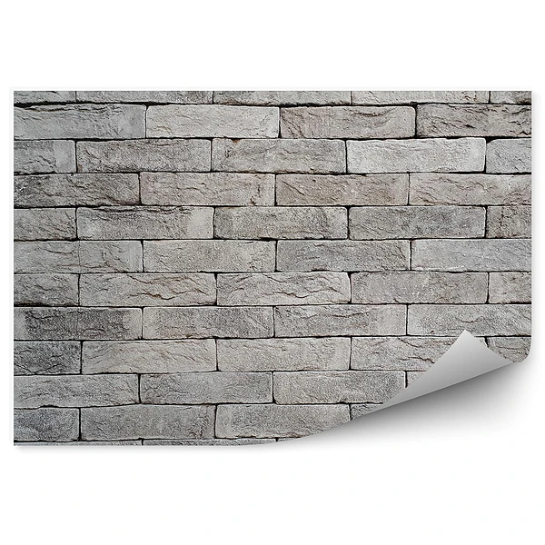 Fototapeta samoprzylepna Szary ceglany mur