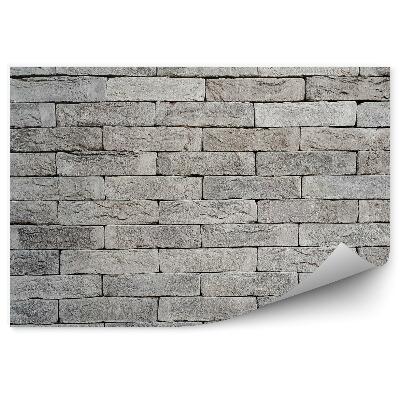 Fototapeta samoprzylepna Szary ceglany mur