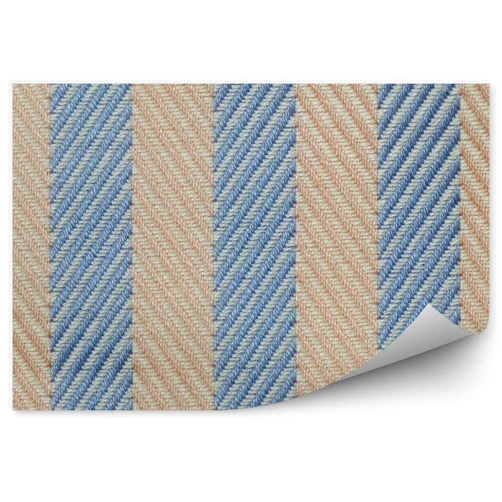 Fototapeta samoprzylepna Abstrakcyjny wzór tkaniny pionowe skośne paski