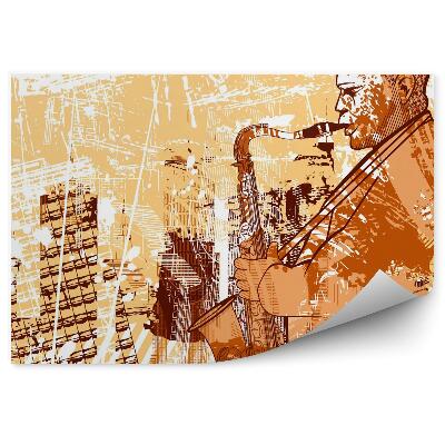 Fototapeta Saksofonista 