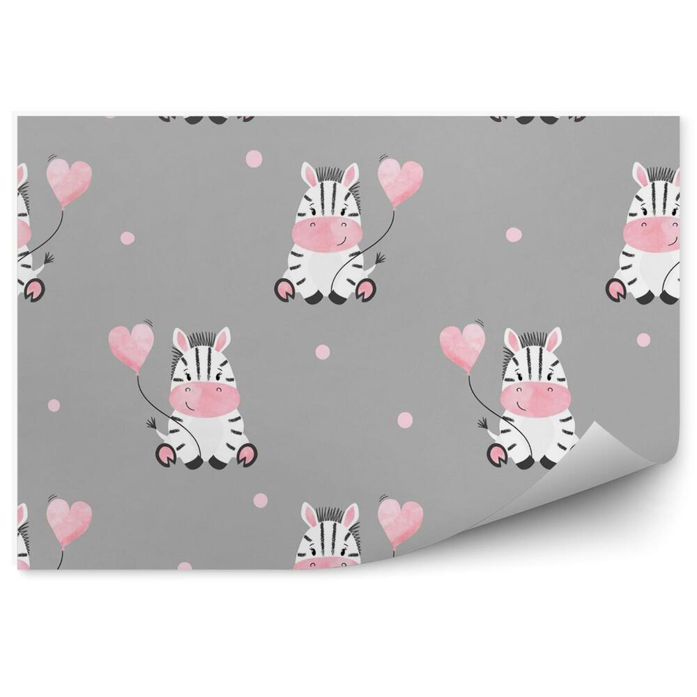 Fototapeta Zebry z balonami