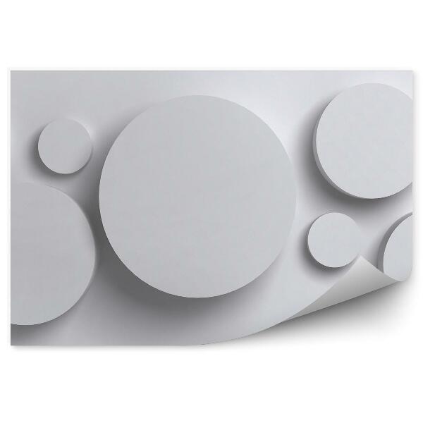 Okleina ścienna Koła wzór