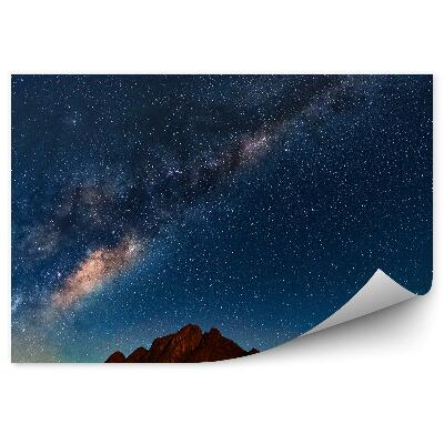Fototapeta Namibii droga mleczna pustynia góry niebo gwiazdy galaktyka