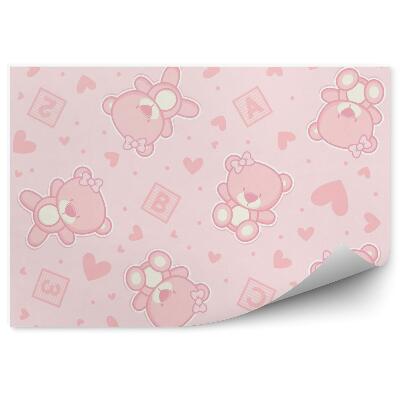 Fototapeta Urocze różowe misie