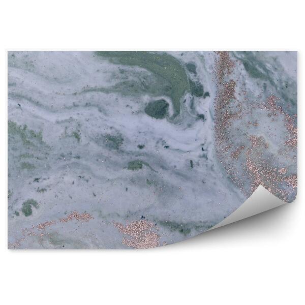 Okleina ścienna Abstrakcyjny marmur ze złotymi drobinkami