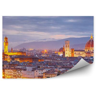 Fototapeta widok z lotu ptaka Florencja katedra Santa Maria del Fiore budynki