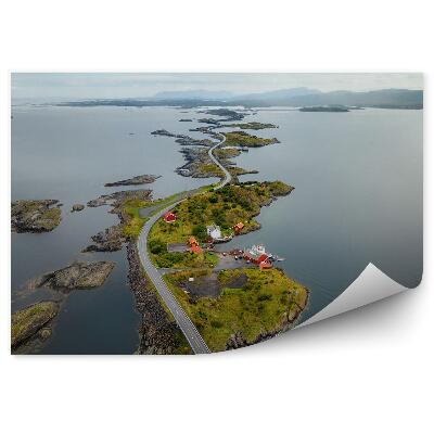 Fotopeta Atlantyk mosty droga miasteczko wyspy