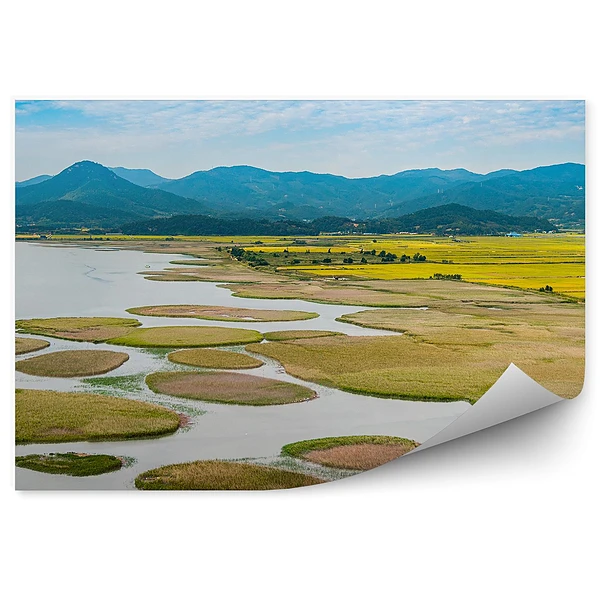 Okleina ścienna Zatoka suncheon man natura krajobraz