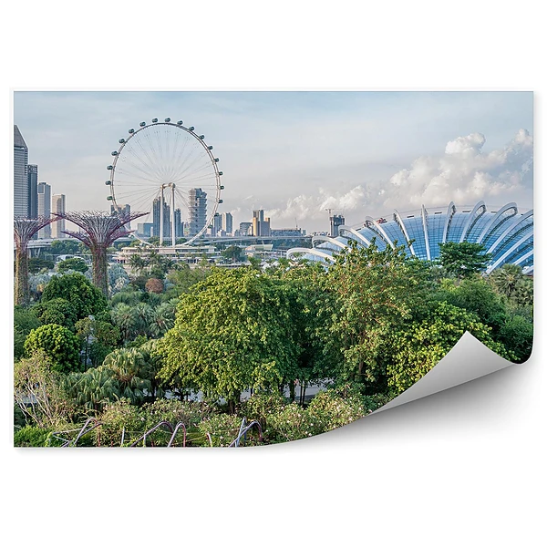Fototapeta Park architektura singapur miasto