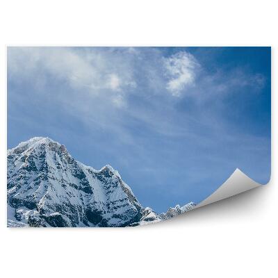 Okleina na ścianę Ośnieżony szczyt góry himalaje