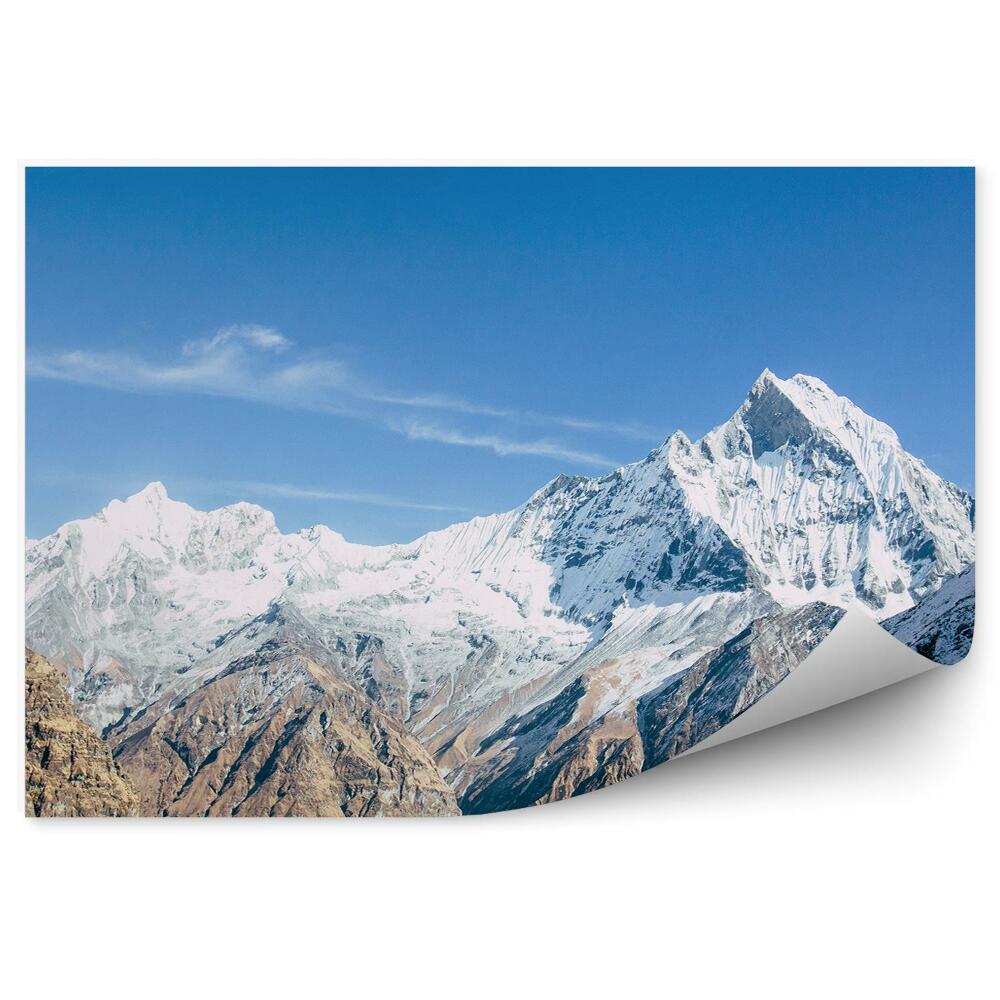 Okleina na ścianę Zimowy krajobraz ośnieżone góry himalaje