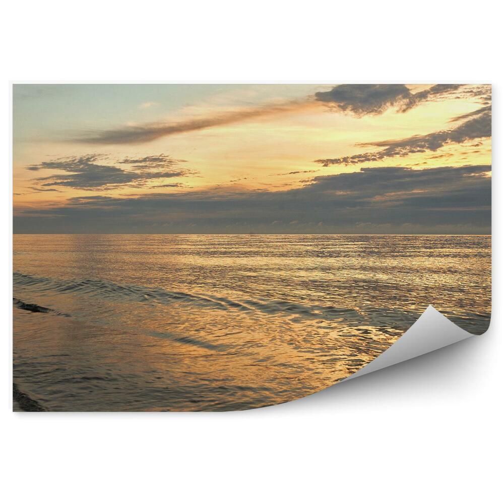 Okleina na ścianę Woda horyzont morze Bałtyckie