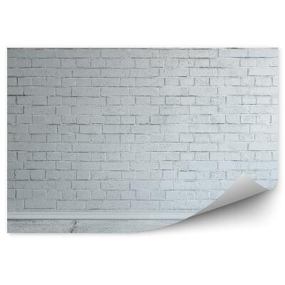 Fototapeta samoprzylepna Pokój z kamienną podłogą i ceglanym murem