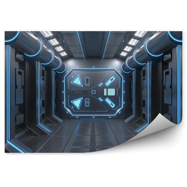 Okleina na ścianę Wnętrze pokoju sci-fi