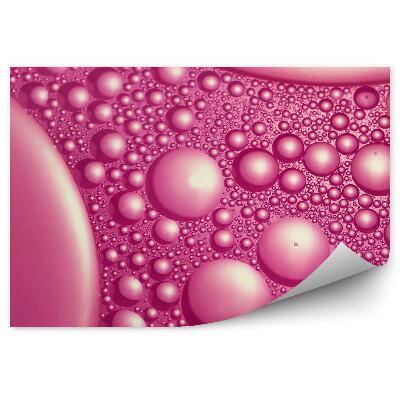 Okleina ścienna Różowe kulki tło