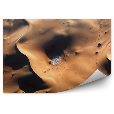 Okleina ścienna Widok lotu ptaka wydmy pustynia piasek